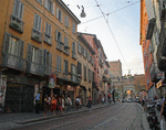 View of Corso di Porta Ticinese